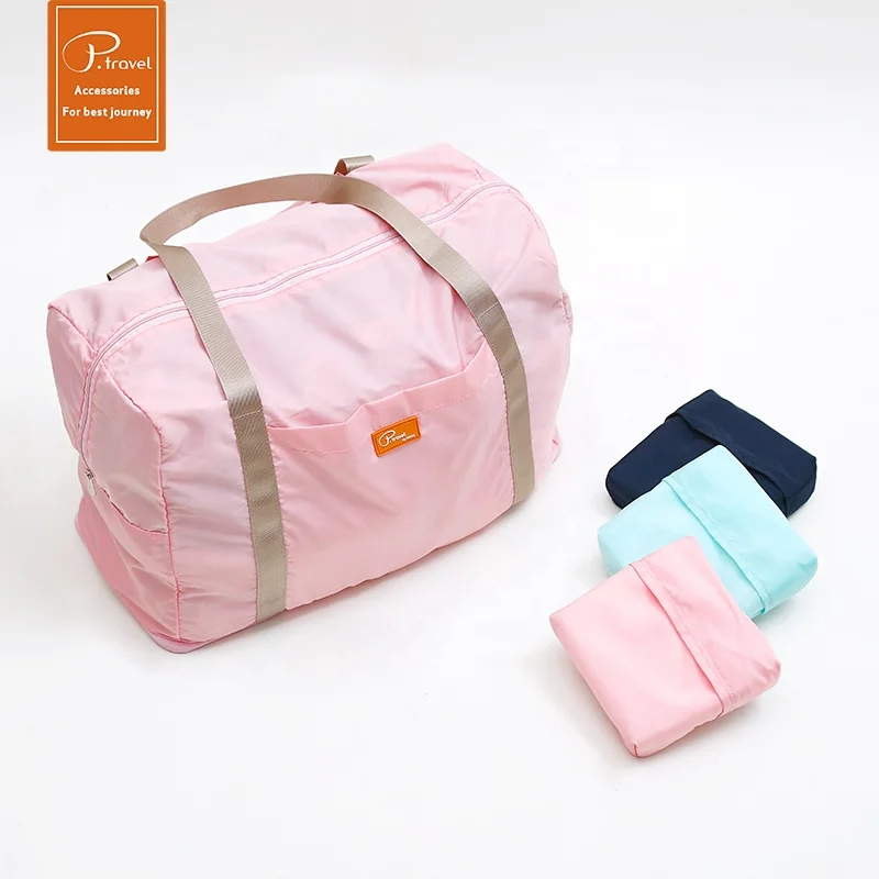 P.Travel Custom Eco-Friendly Waterproof Polyester Foldable Travel Luggage Duffel Bag Organizer