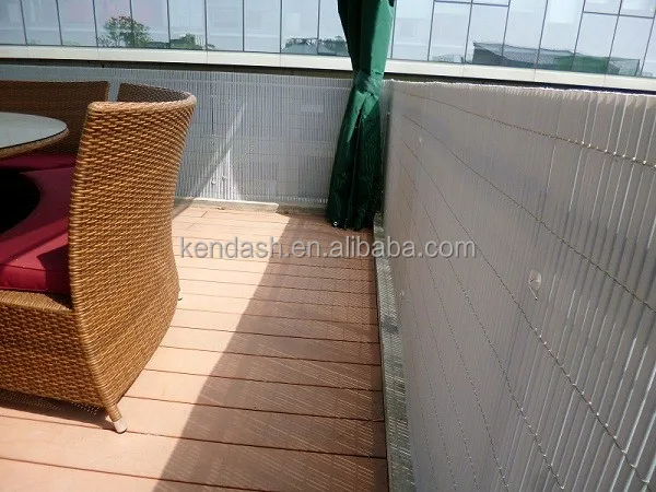 Garden fence pvc bamboo wall