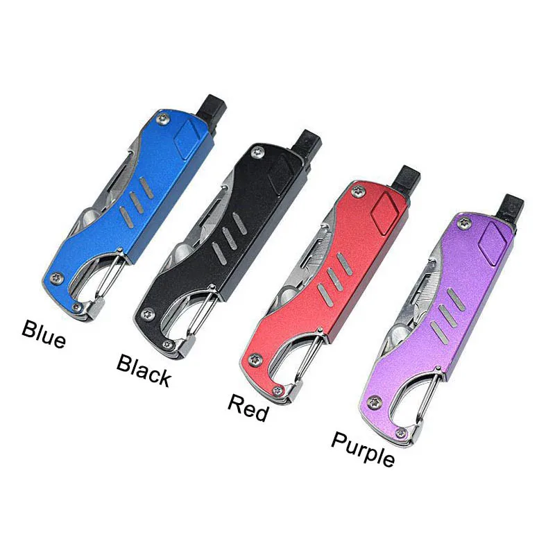 
COG Aluminium Handle multi-Function tool Folding pocket knife Broken glass 