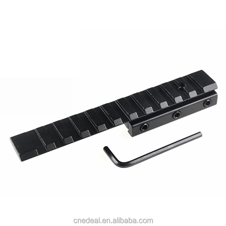 Jialitte J011 11 Slot Scope Base Low Profile Dovetail to Picatinny Rail Adaptor Dovetail to Weaver Adaptor Mount