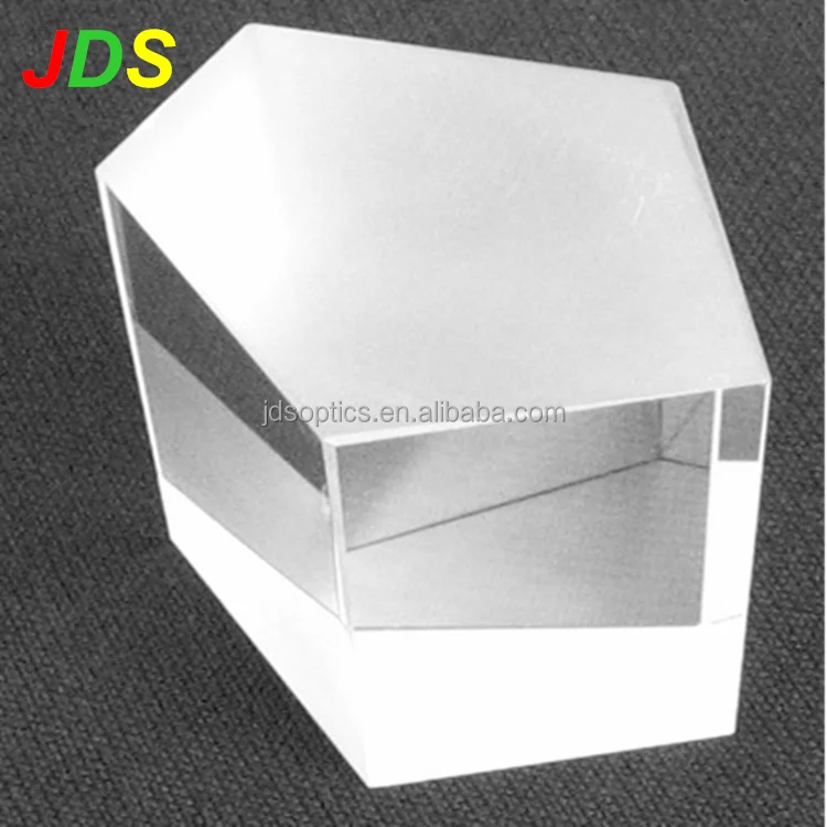JDS Optical glass half penta prism with reflective coating , BK7/K9 AR coating penta prism
