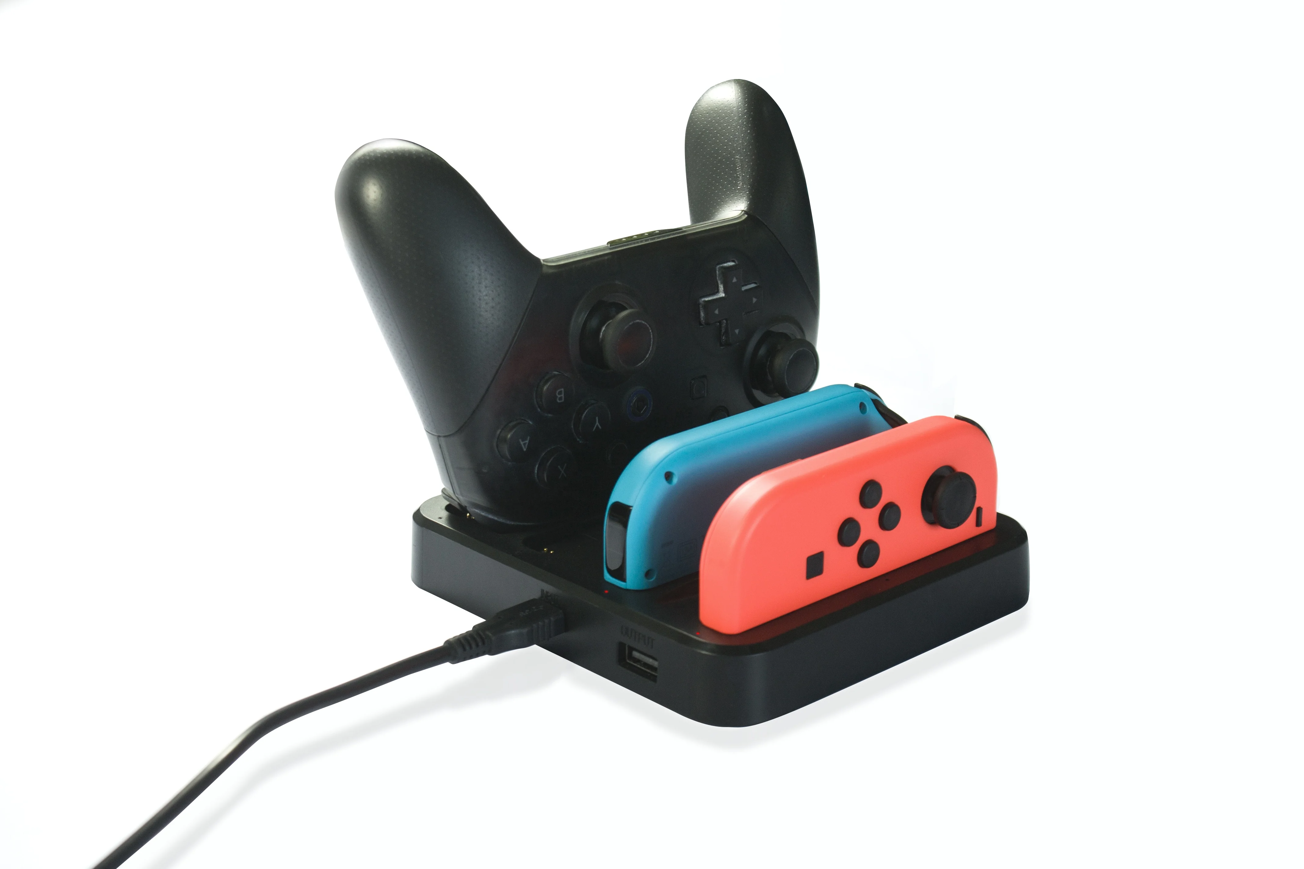 2019 New Product 7 in 1 Charger Station for Nintendo Switch Controller with USB Type C port