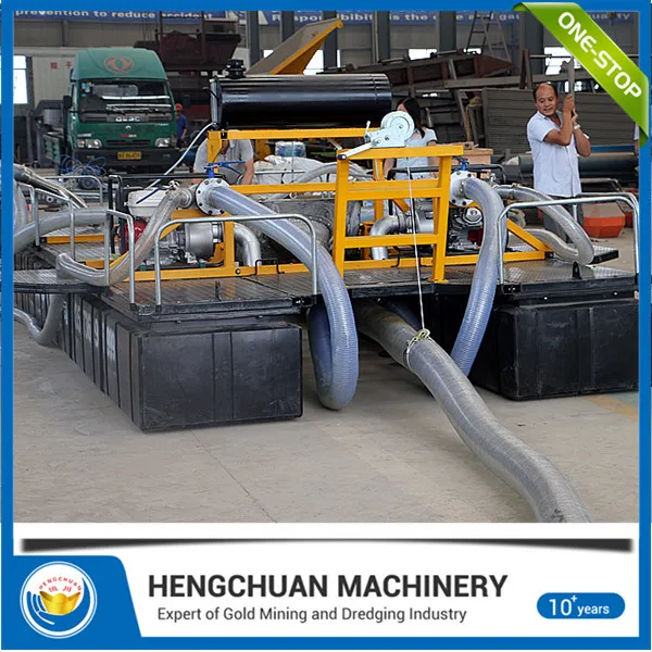 
Mini gold dredge machine gold mining dredger 