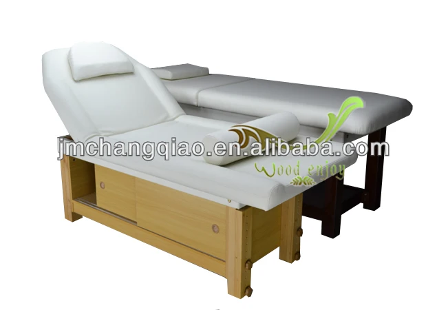 Bali style massage table 106 #, spa furniture,soild wood facial bed in stock