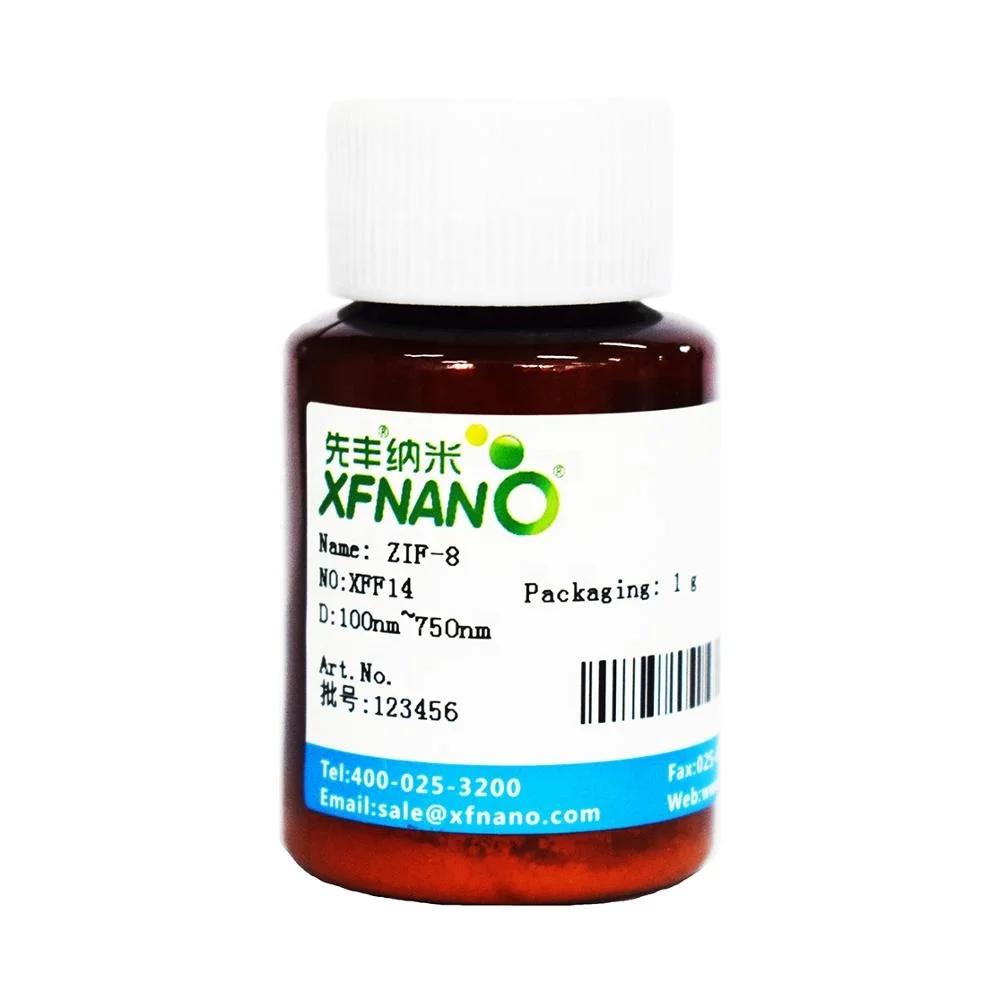 Nano Mental Organic Frameworks MOF ZIF-8 Powder 100-750nm Price for Gas Storage