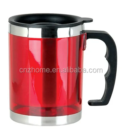 Promotional Customized Cheap Travel Mug Stainless Steel Auto Travel Mug 16oz tumbler cups in bulk