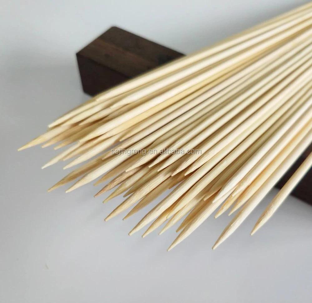 
factory direct bamboo bbq meat skewers 