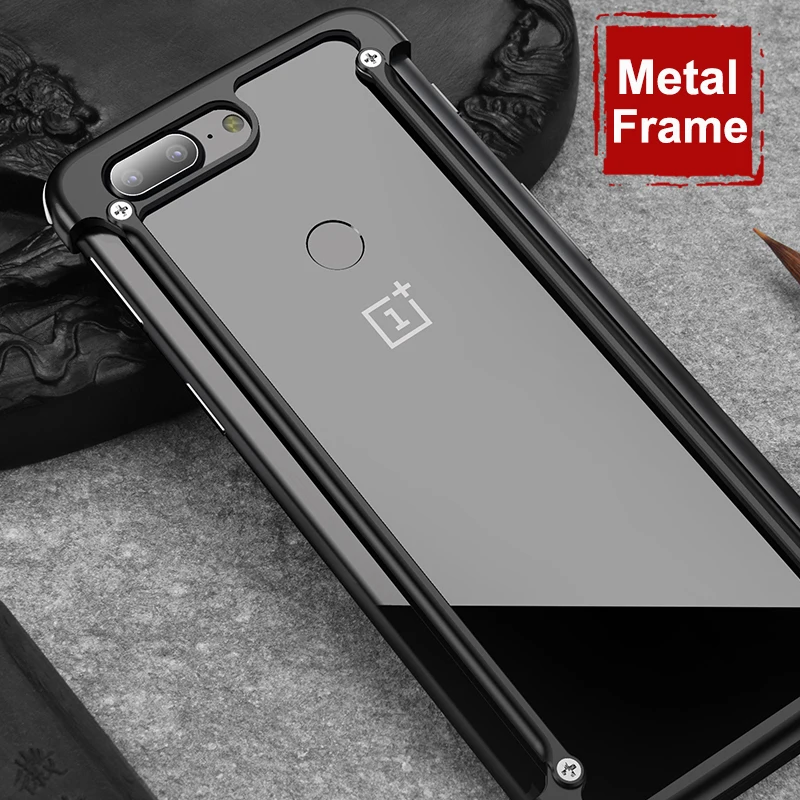 Противоударный металлический бампер чехол Аксессуары для мобильных телефонов для один плюс 5 т