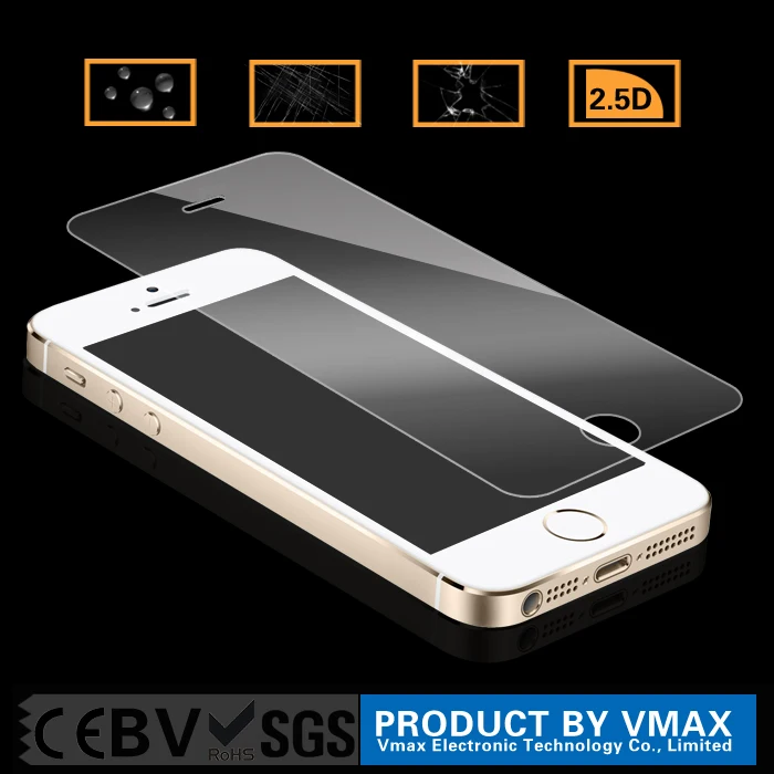 0.2mm закаленное стекло протектор экрана для iphone 5c 5s