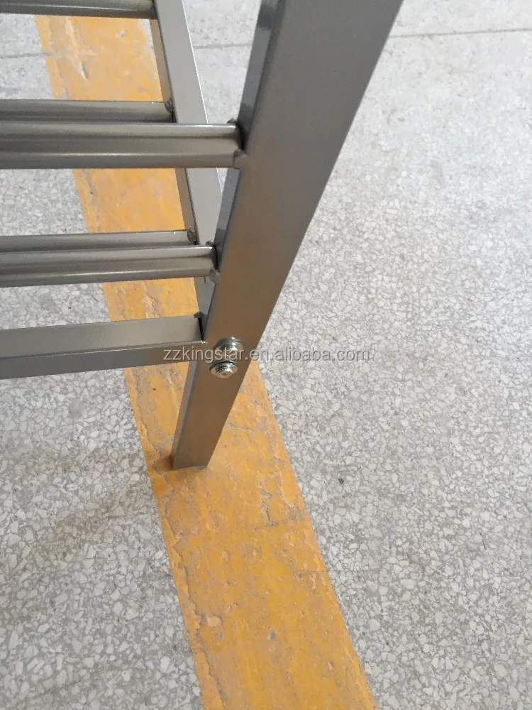 Square iron pipe twin size steel single bed frames