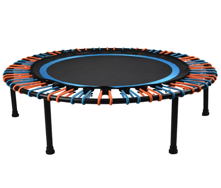 Indoor Round Small Trampoline For Child With Safe Bungee Cord Suspension