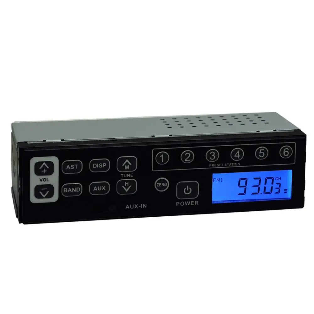 HIDAKA hot sale HI-M99 12v 24 volt car radio automatic exchange AM FM with AUX-IN for excavator