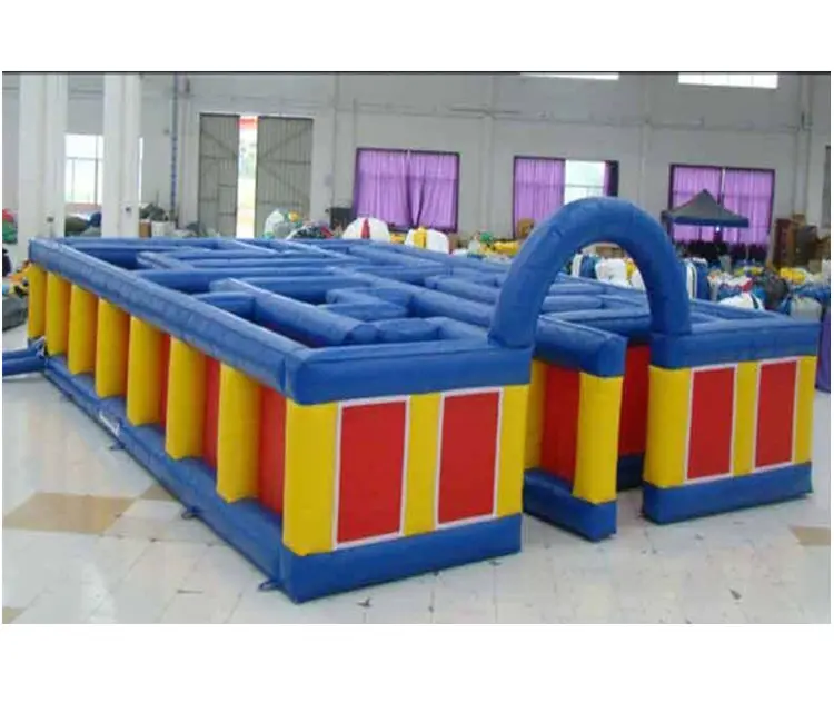  Забавный надувной лазерный Лабиринт для спорта на открытом воздухе мини-лабиринт