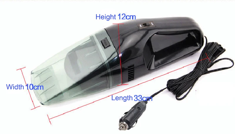 Портативный дешевый автомобильный пылесос для влажной и сухой уборки, 100 Вт, 12 В постоянного тока