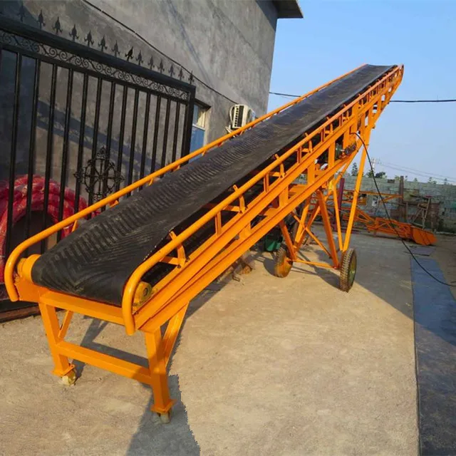 Mobile Belt Conveyor with adjustable height