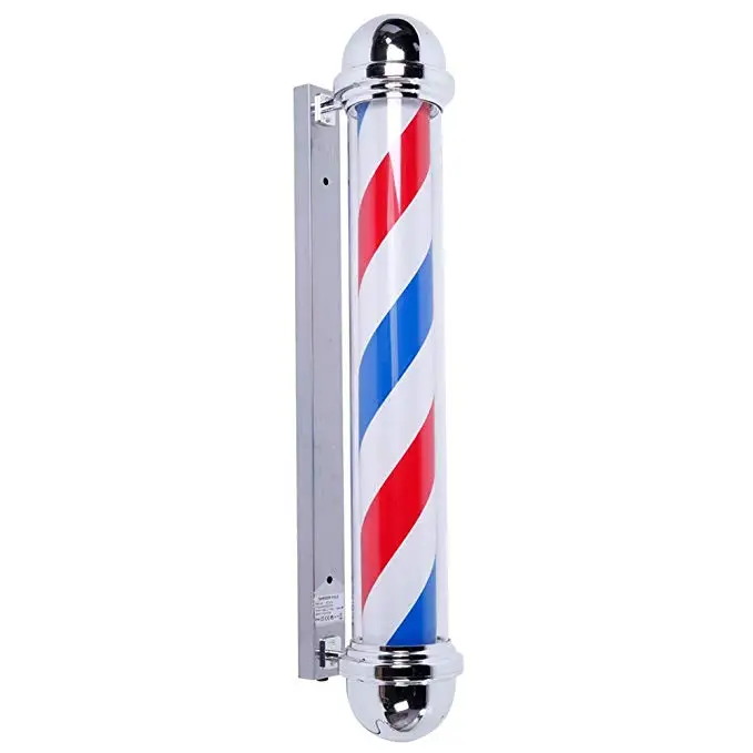 Hot sale cheap barber pole led salon sign light