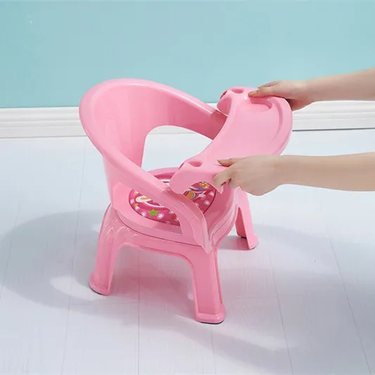 
Safe child whistle chair baby plastic eating chairs baby chair 