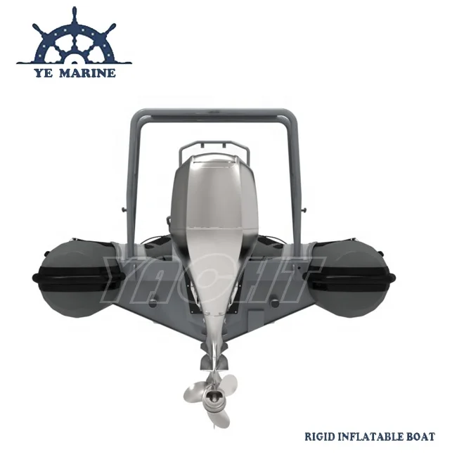 RHIB 590 алюминиевый корпус ребра ПВХ/гипалон/орка надувная