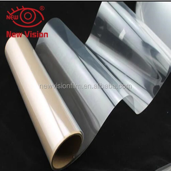 Clear window film transparent security glass foil 2mil 4mil 8mil 16mil safety window film
