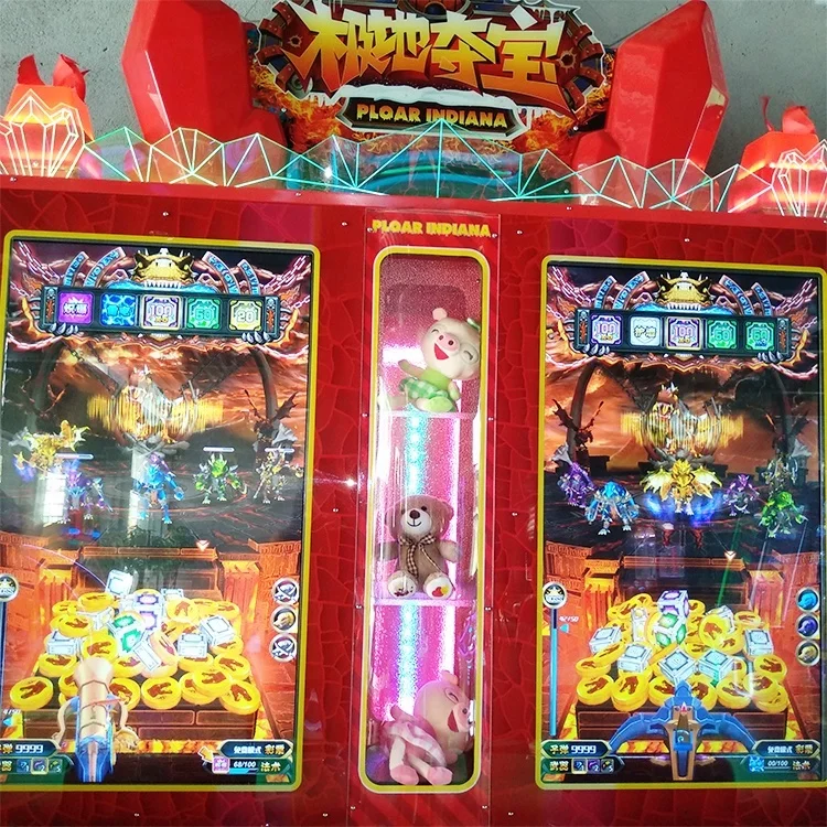 New Ploar Indiana 2 players coin operated play shooting tickek redemption 3d street fighter arcade video games machine