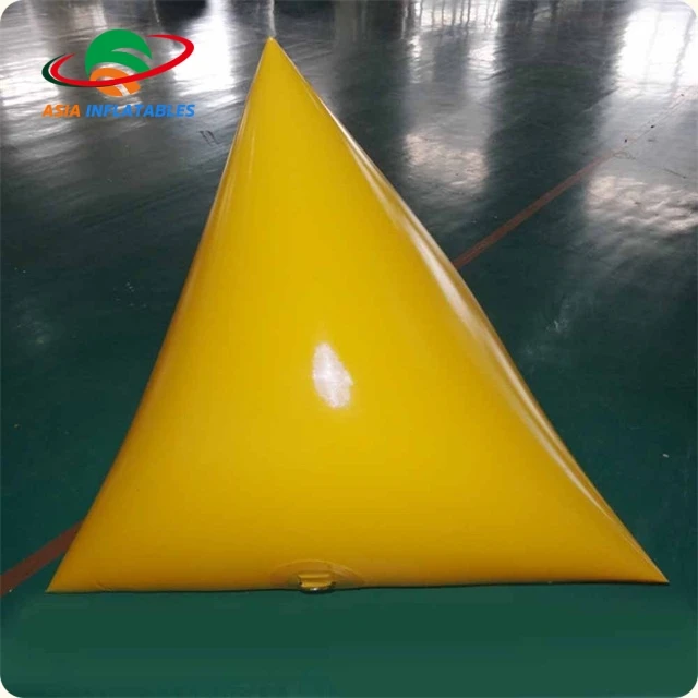 Надувной плавательный буй, надувные плавающие треугольные буи для аквапарка