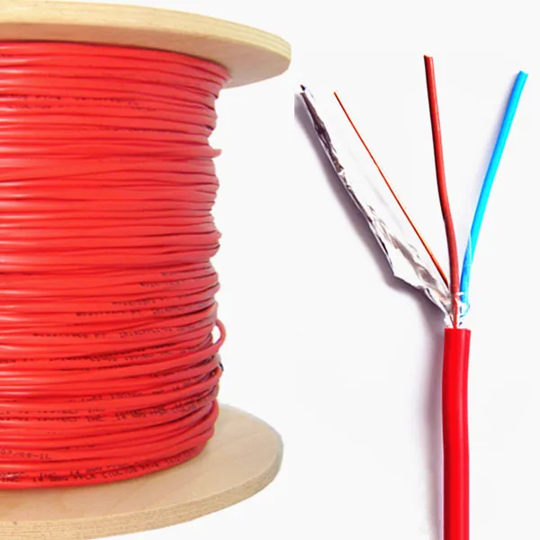 2.5mm Red 2 Core Fire Alarm Cable for Security System Use