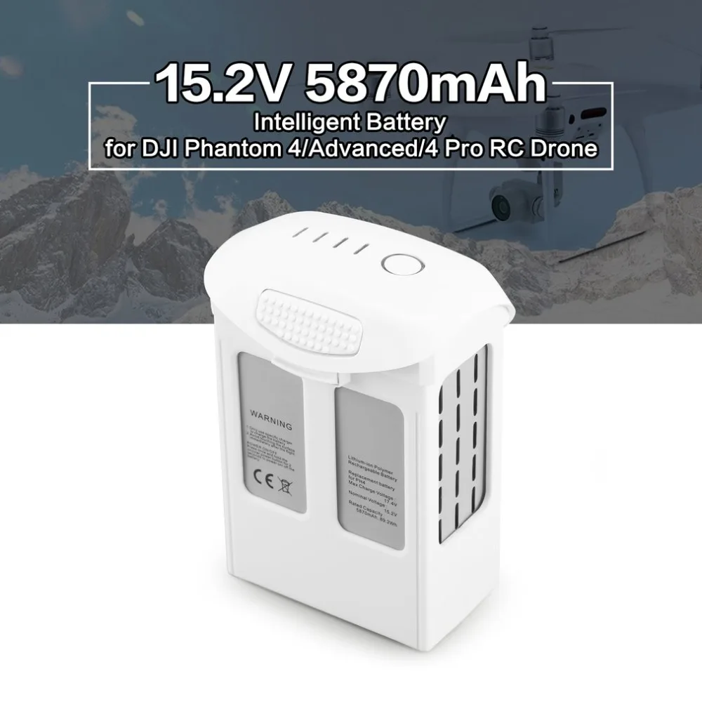 Розничная продажа, совместимая с аккумулятором dji phantom 4 pro 15,2 в 5870 мАч