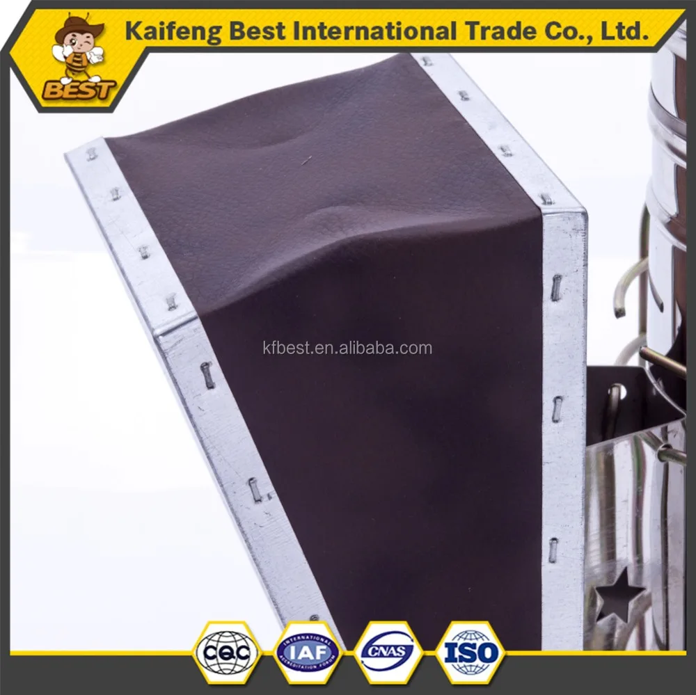 Best quality and unique beekeeping equipment cowhide/sheepskin bee smokers for sale