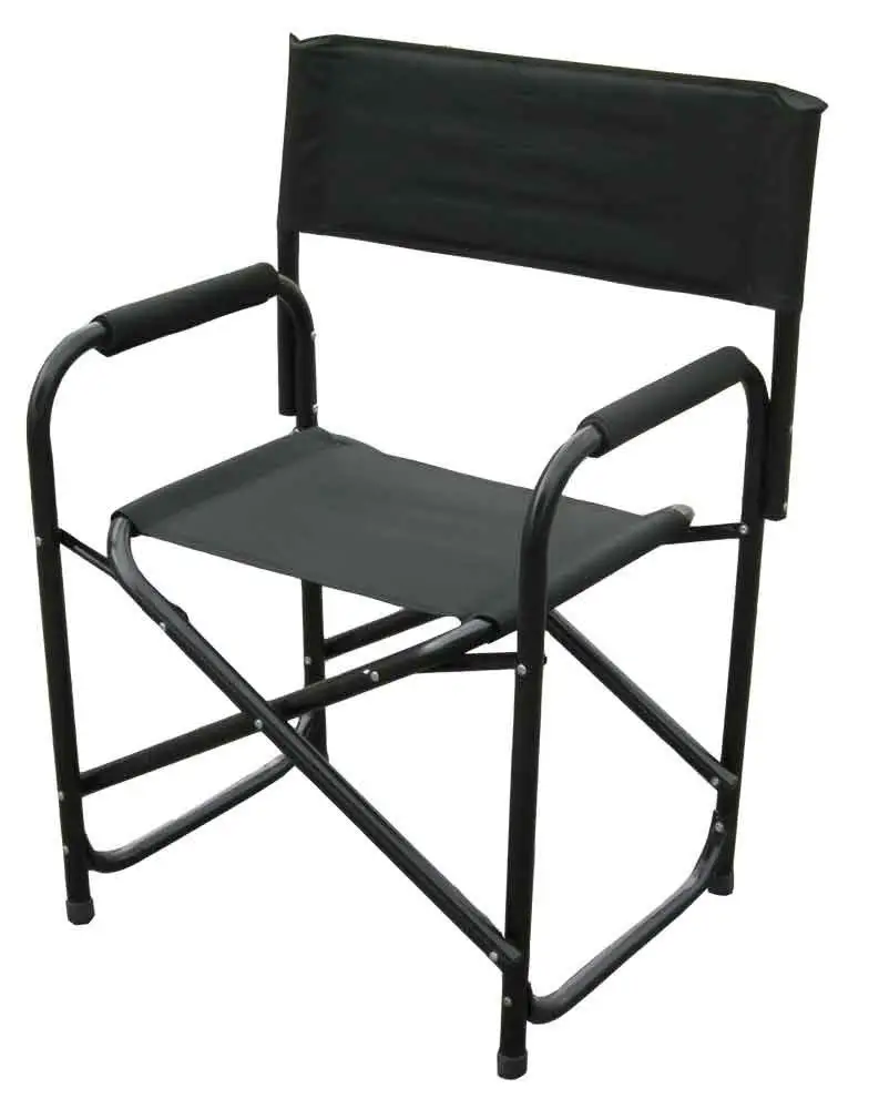 Camping Aluminum  Directors Chair Portable Collapsible Metal Tall Folding Outdoor Beach Foldable Picnic Chair