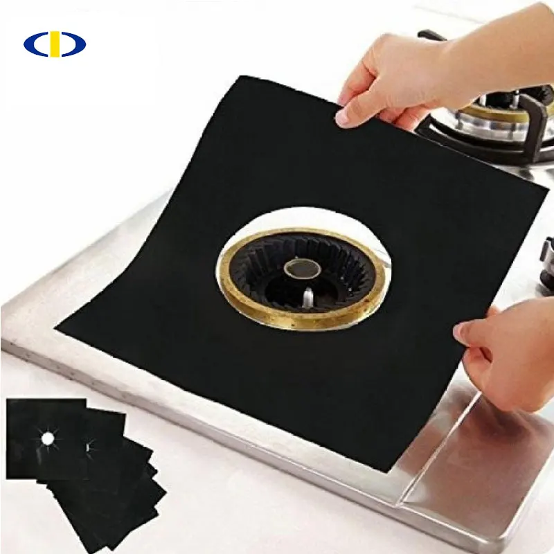 Высококачественные многоразовые нелипкие защитные вкладыши для плиты чехлы горелок 4