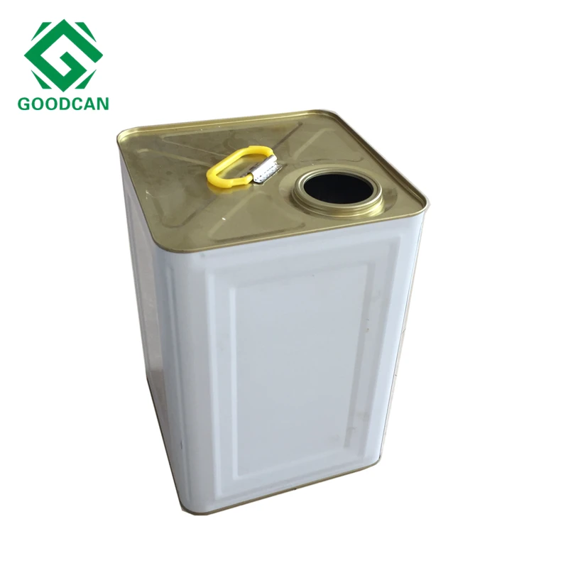 2021 custom 10-25l square metal tin box on sale oil storage container