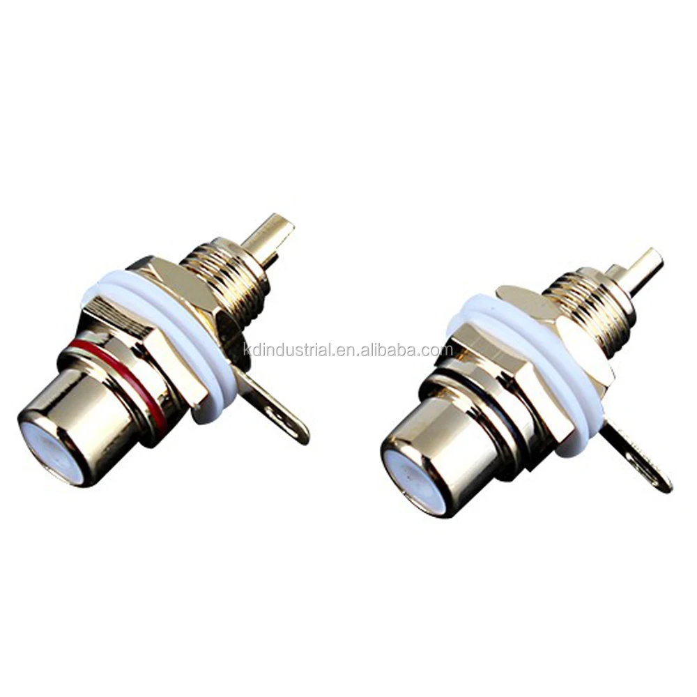 OEM Banana Plug аудио шасси крепление RCA Женский переборка