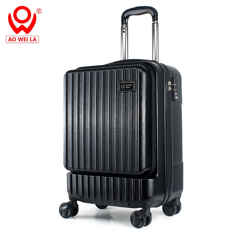 
Abs Pc Laptop Cabin Suitcase Tsa Luggage Trolley,Smart Suitcase,Luggage With Front Open Lid 