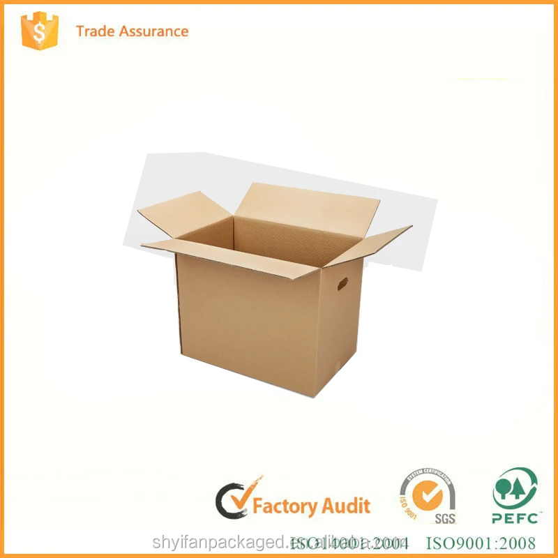 Пользовательские большой гофрированный пользовательские прочный картон перемещения упаковку