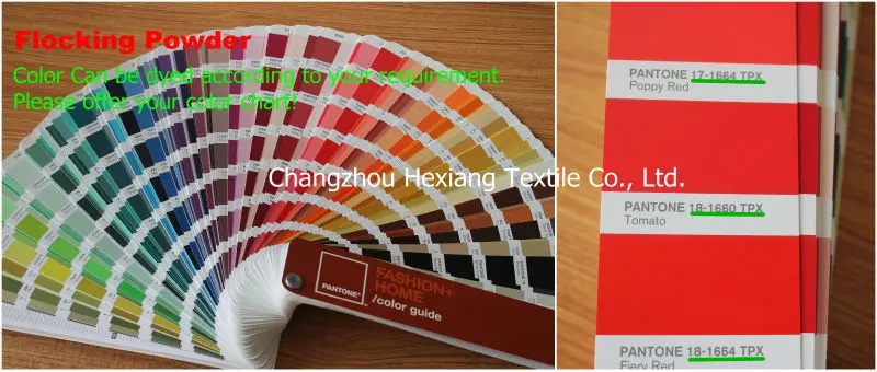 
Viscose Flocking Powder for Suede Like Fabrics and Shoes 