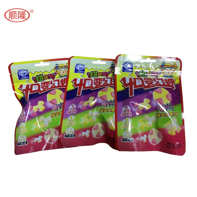 Mix Fruit Flavor 4D Pressed Block Candy Match Your Favorite Tastes/DIY candy