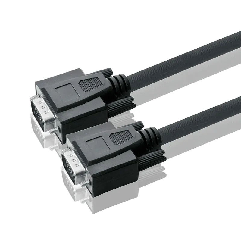 5M Grey for Video Cable PC Monitor Extension from SVGA Male Shielded VGA cable