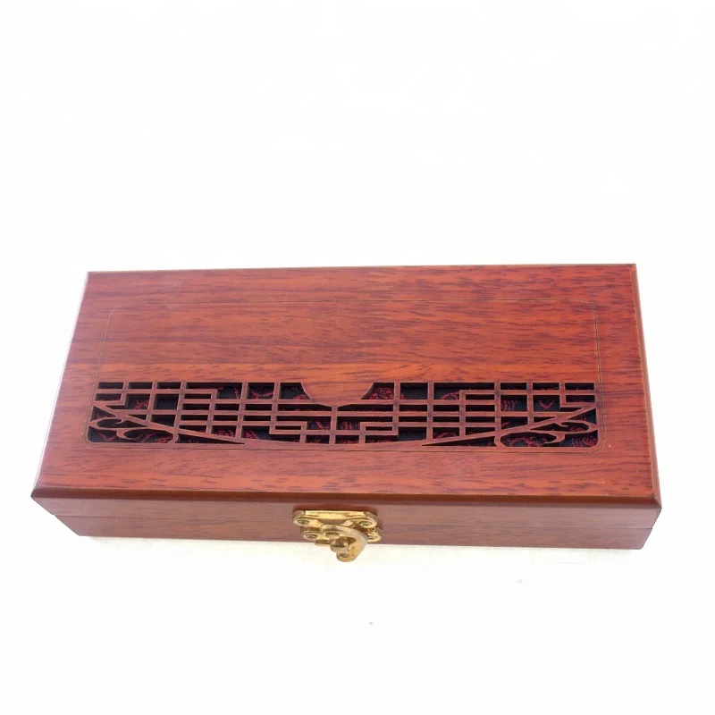 Custom Antique Carved MDF Wooden Gift Box Handmade Packaging for Jewelry Glasses Earrings Necklaces