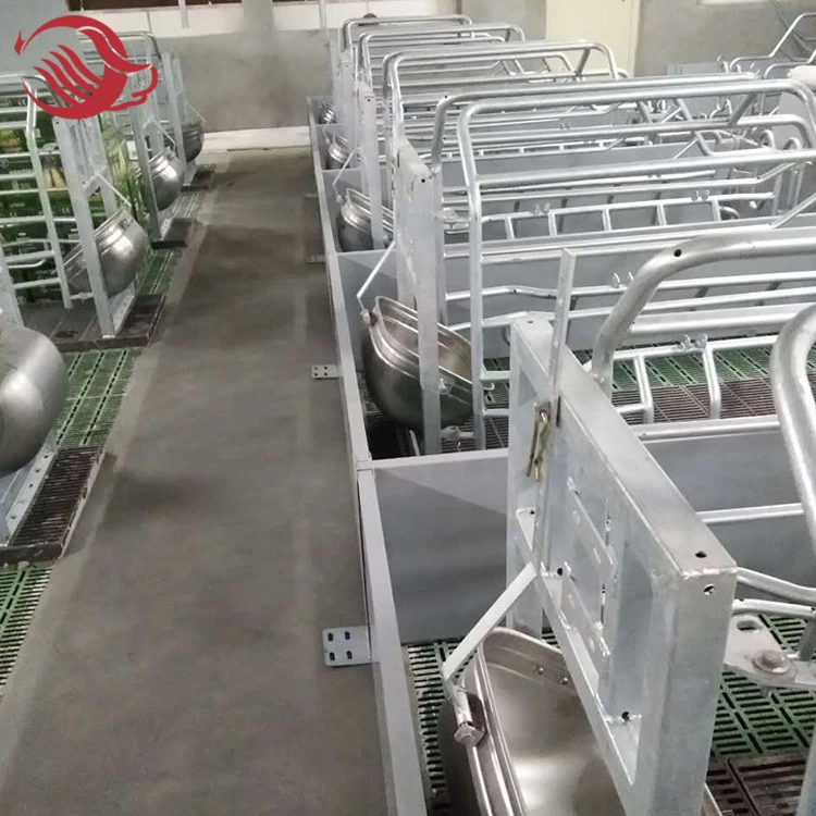 Hot dip galvanized customized size Sow farrowing cage for swine farm