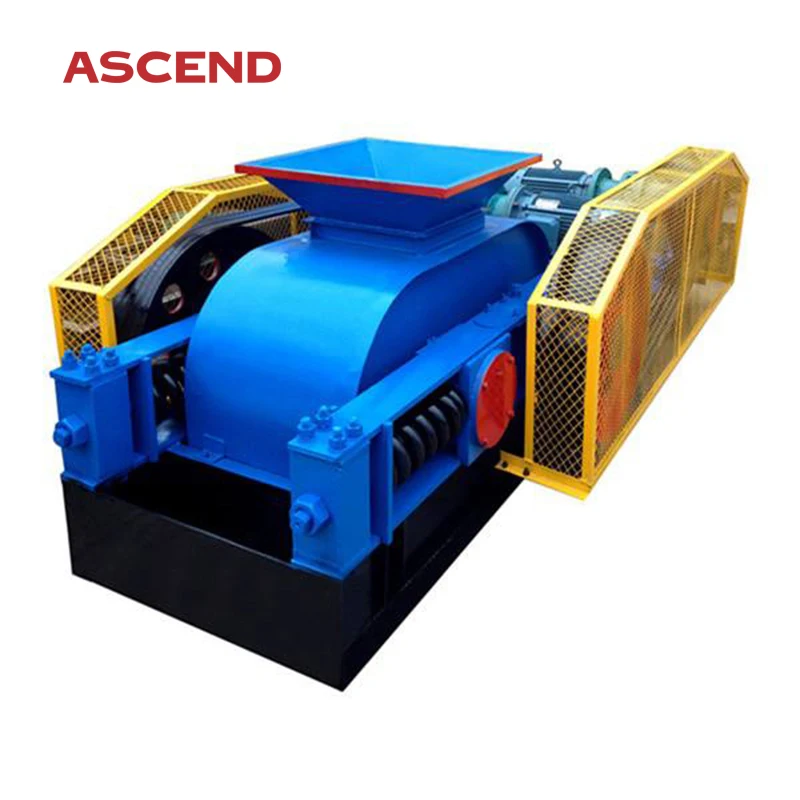 2019 high quality  stone Double two roller crusher mill machine for sand making