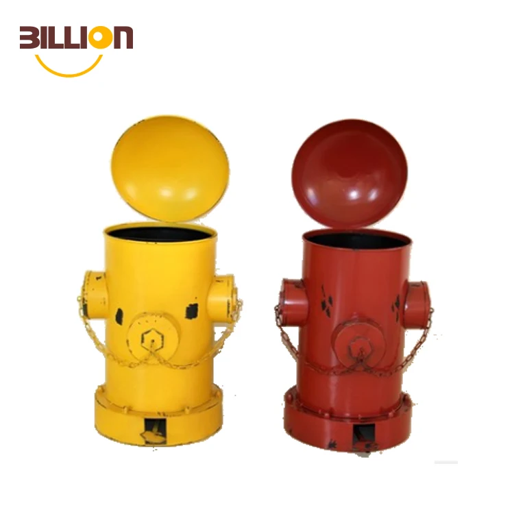 Cheap Tall Fire Hydrant Trash Can With Foot Pedal