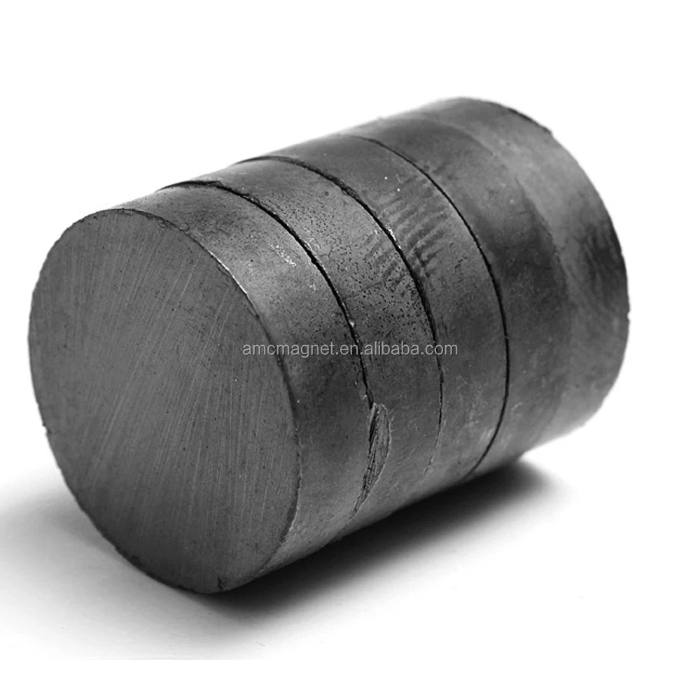 anisotropic strontium hard ferrite round magnet