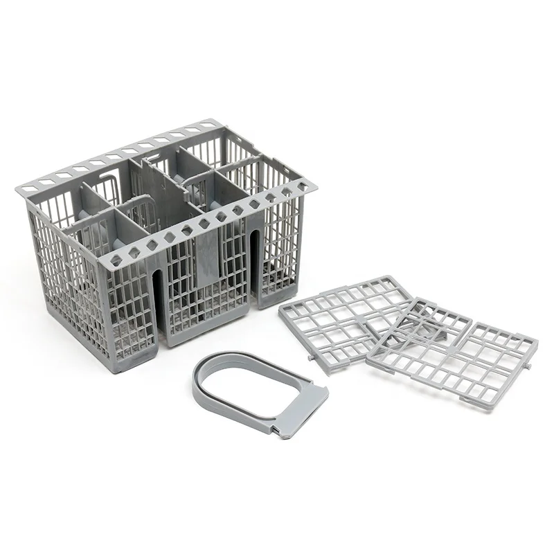 DY156 Customized Spare Dishwasher Cutlery Basket With Handle & Lid