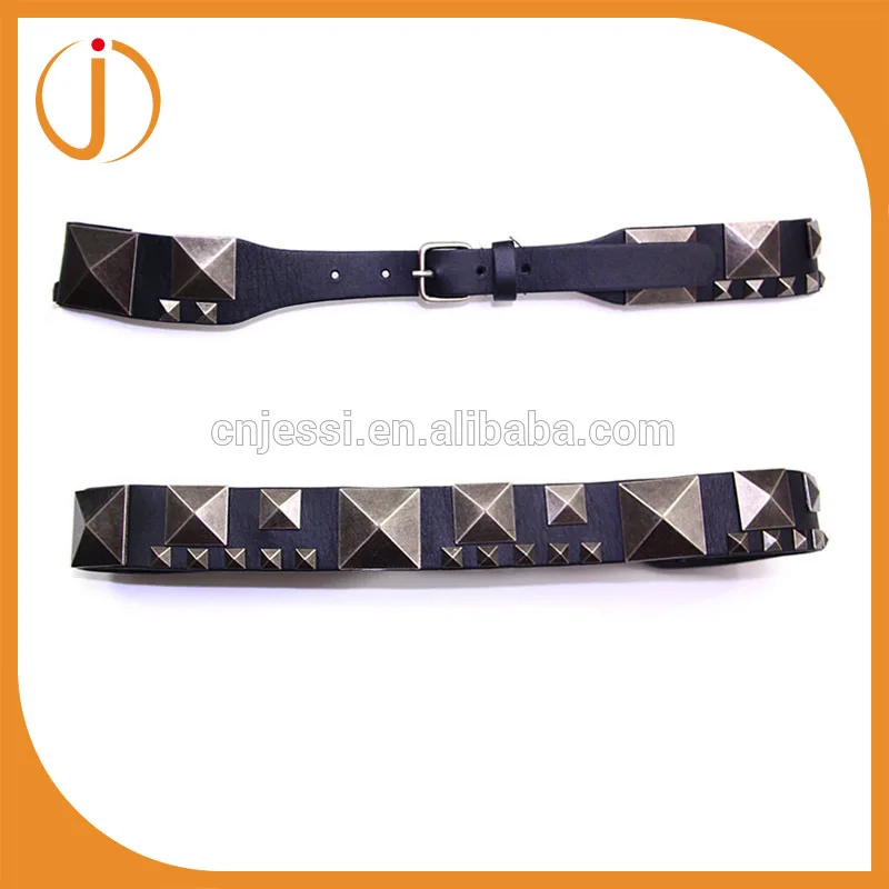 Мода Женская смешанный размер Пирамиды Шипованных Пояса Для Джинсов