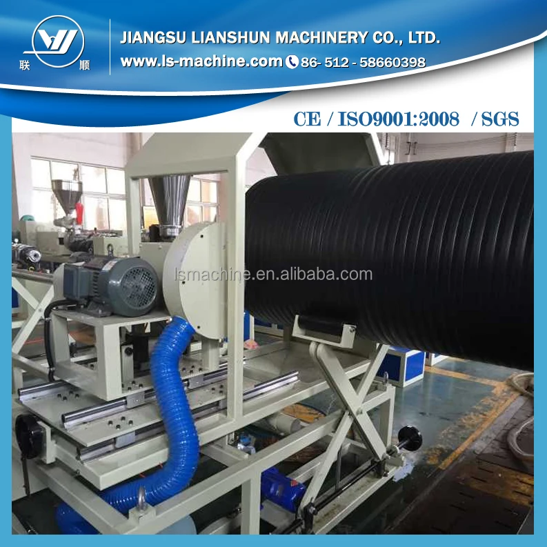 Полностью Автоматические пластиковые HDPE обмотки линии производства труб, LIANSHUN
