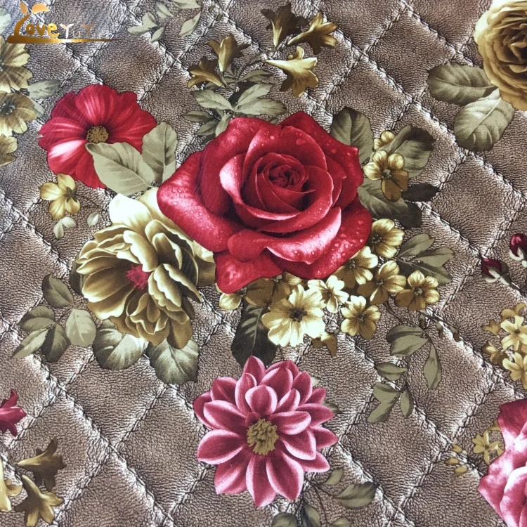 
High Quality Knitted Burnout Printed Velvet Fabric For Furniture Price Per Meter 