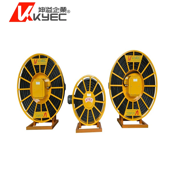 industrial steel crane /flexible conductor cable reel by KYEC