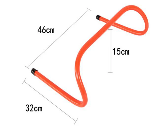 4 Height Sports Equipment PVC Soccer Basketball Speed Training Agility Hurdle Track