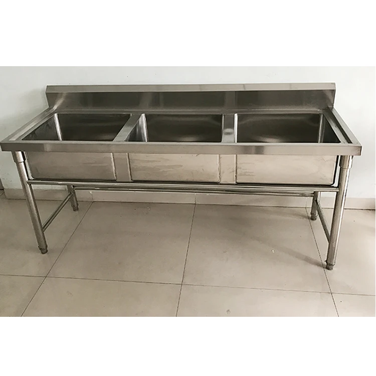 Commercial Restaurant Custom Size 304 Stainless Steel Kitchen Sink