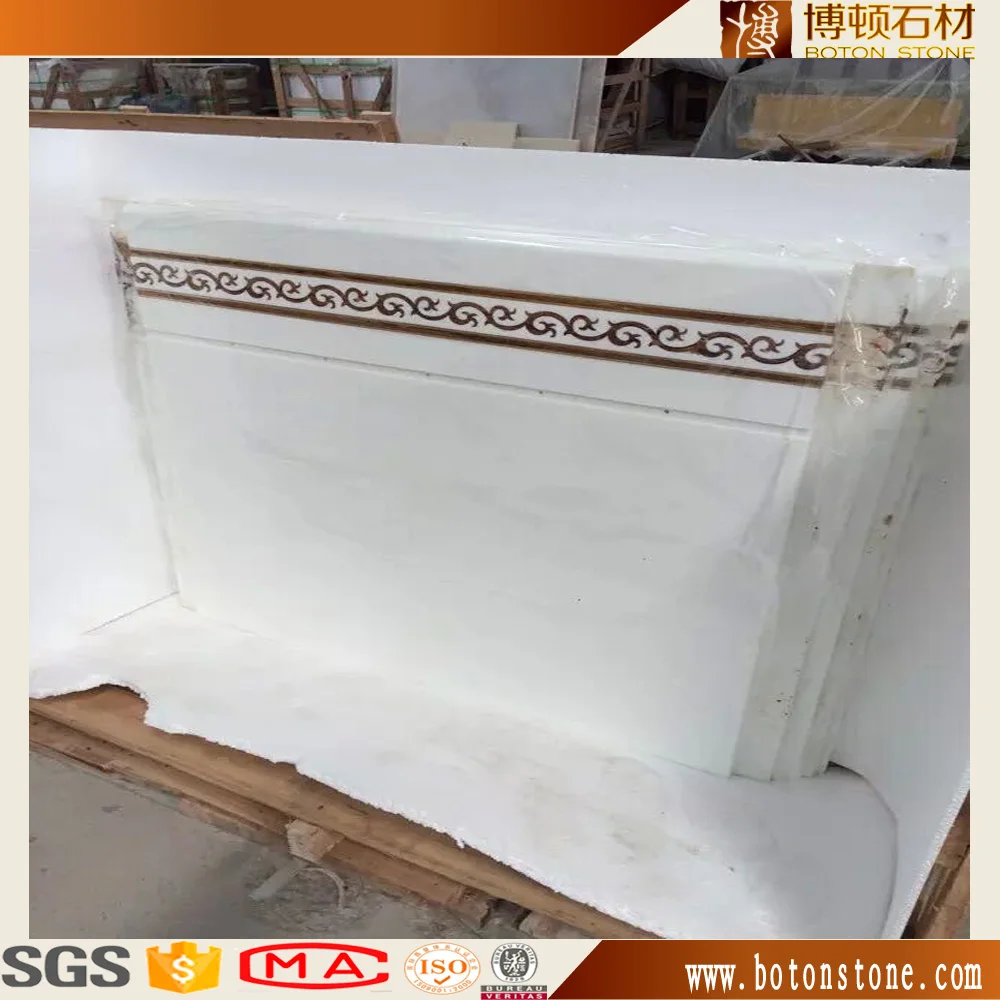 Chinese Nano glass stone floor border for indoor decoration/ edging border stone